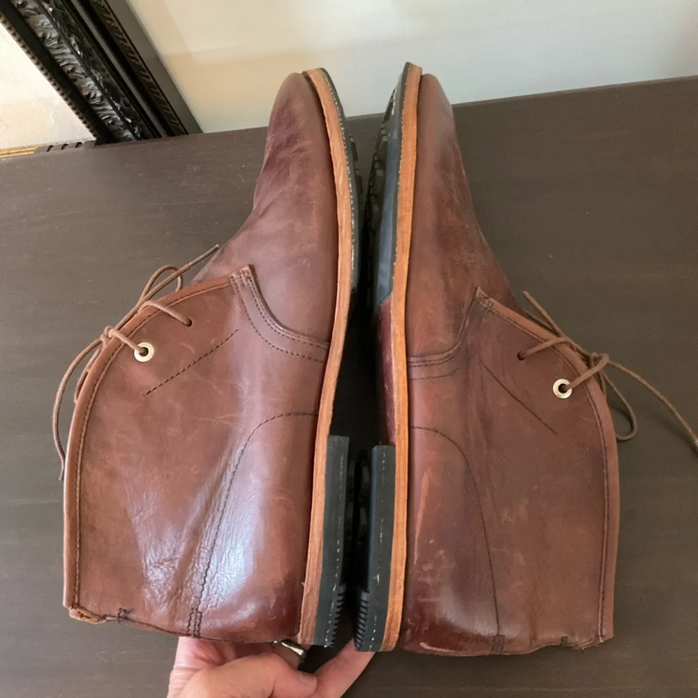 Timberland Boot Company Wodehouse Brown Leather Chukka Boots Size 12